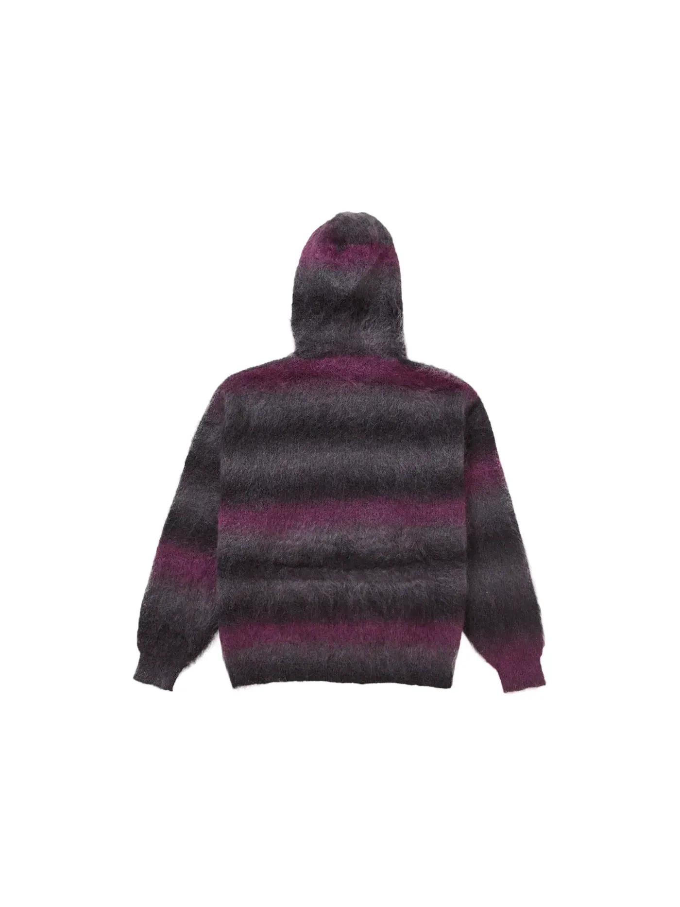 Мужской свитер с капюшоном на молнии из мохера Supreme Hysteric Glamour Mohair Zip Up Hooded Sweater — изображение 2 из 2