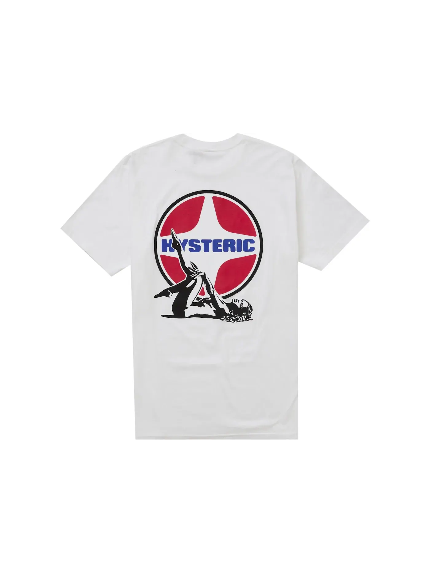 Мужская футболка с принтом Supreme Hysteric Glamour Pin Up Tee — изображение 1 из 2, белый