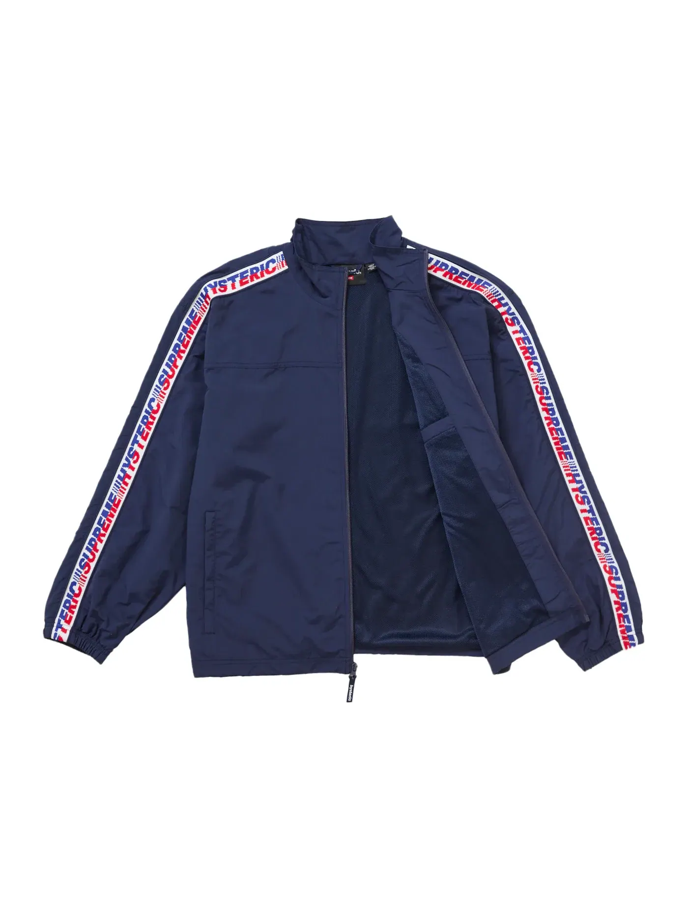 Мужская куртка с принтом Supreme Hysteric Glamour Track Jacket — изображение 2 из 3, темно-синий