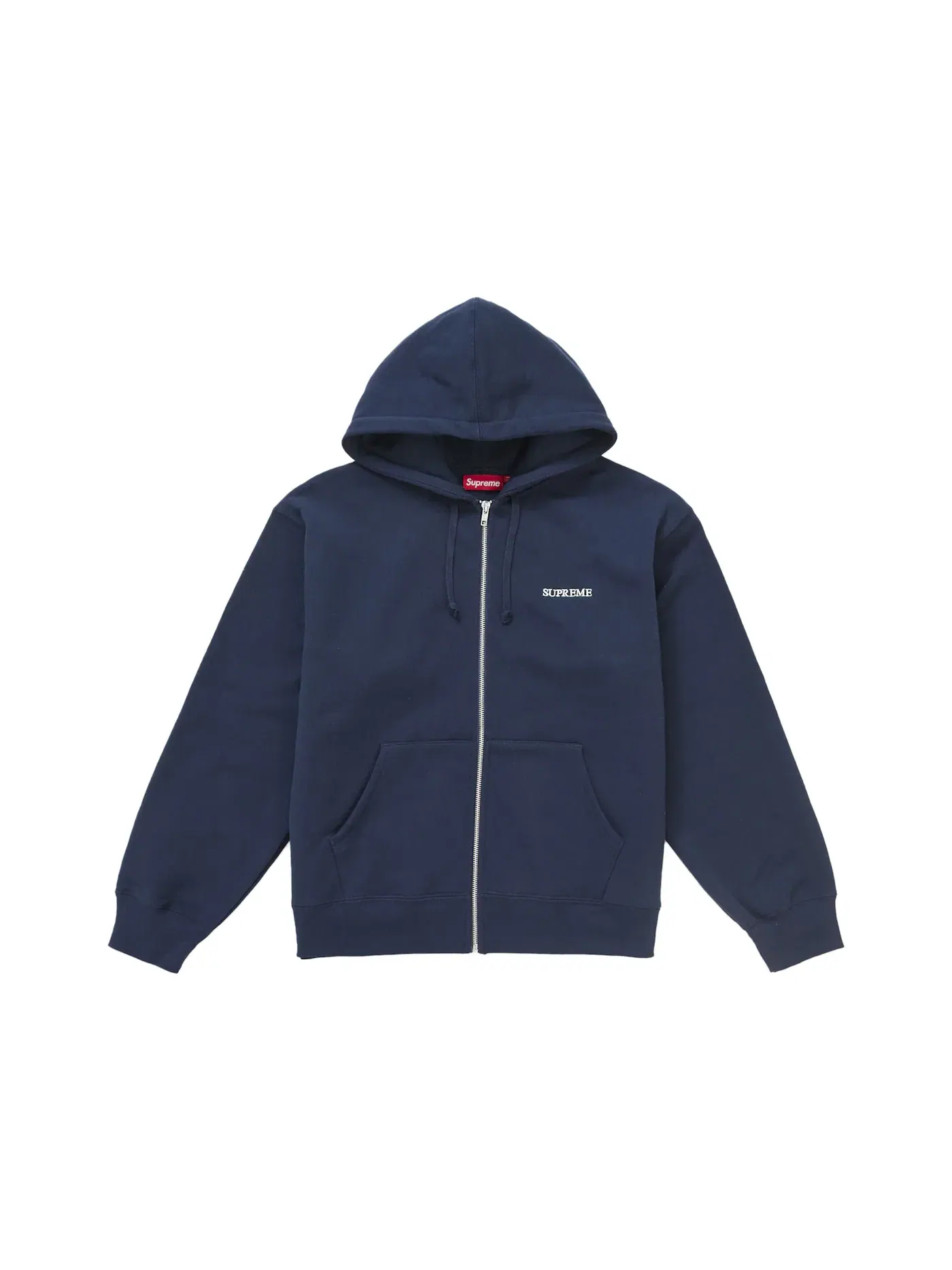 Мужская худи на молнии IDGAF Supreme — изображение 1 из 3, темно-синий