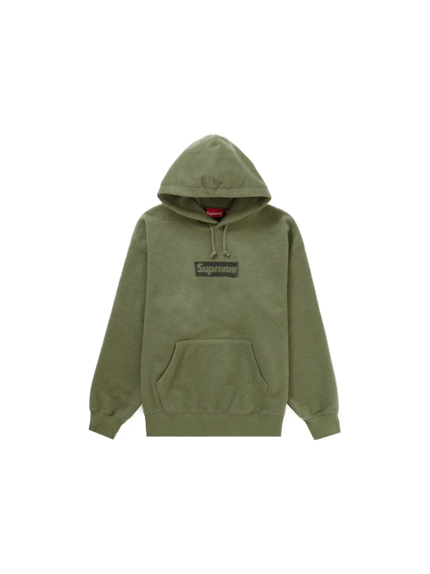 Мужской худи с принтом Supreme Inside Out Box Logo Supreme — изображение 1 из 3, светлый оливковый