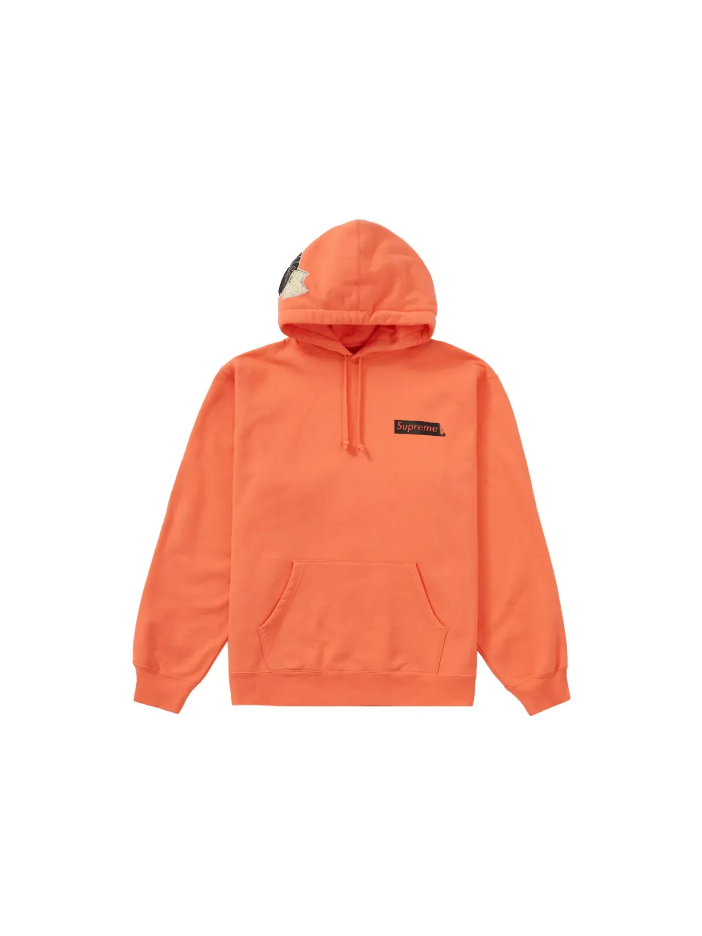Мужская худи с принтом Supreme Instant High Patches — изображение 1 из 2, абрикос