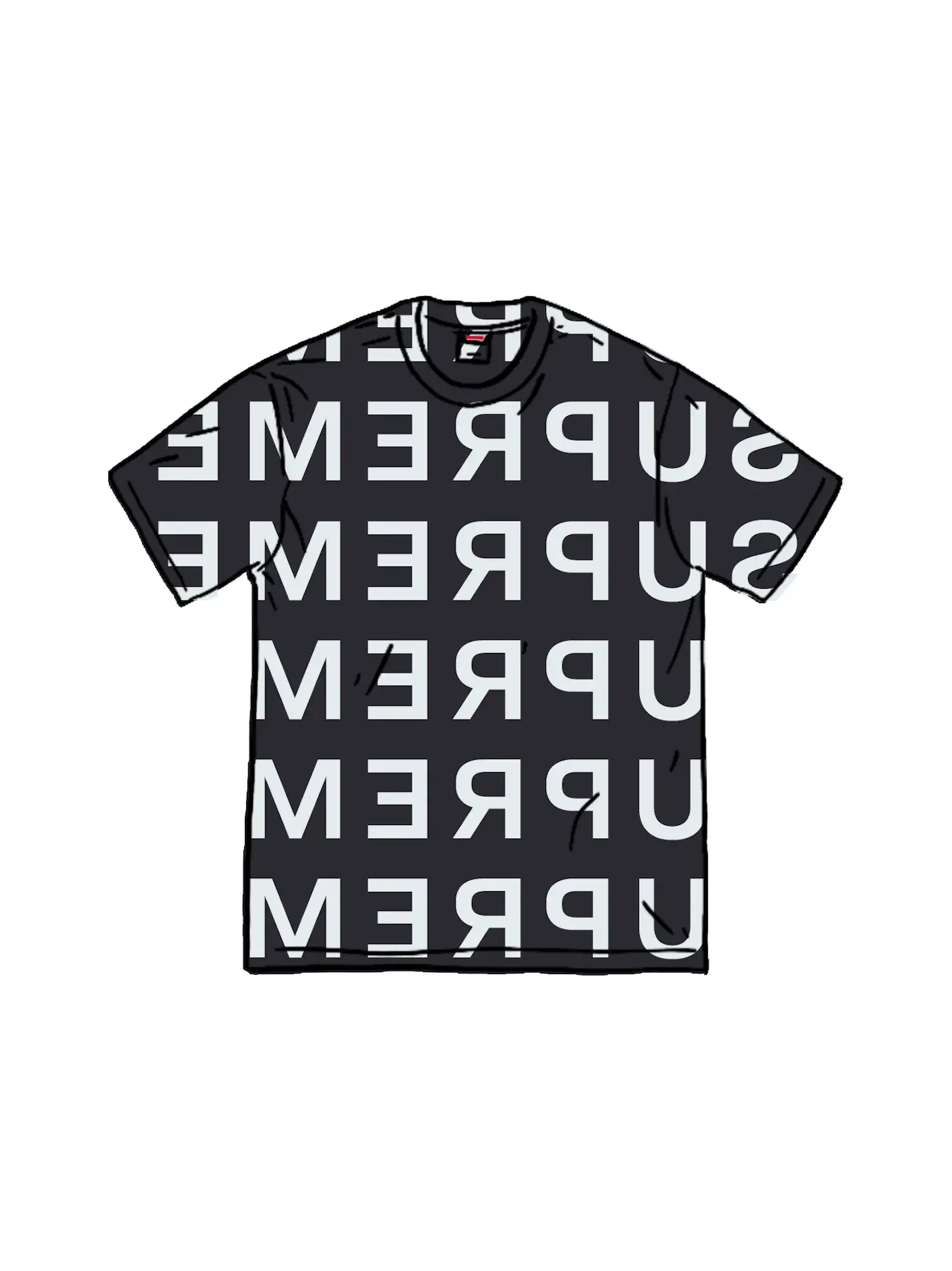 Мужская футболка с интарсией Supreme Top (SS21) — изображение 1 из 1, черный