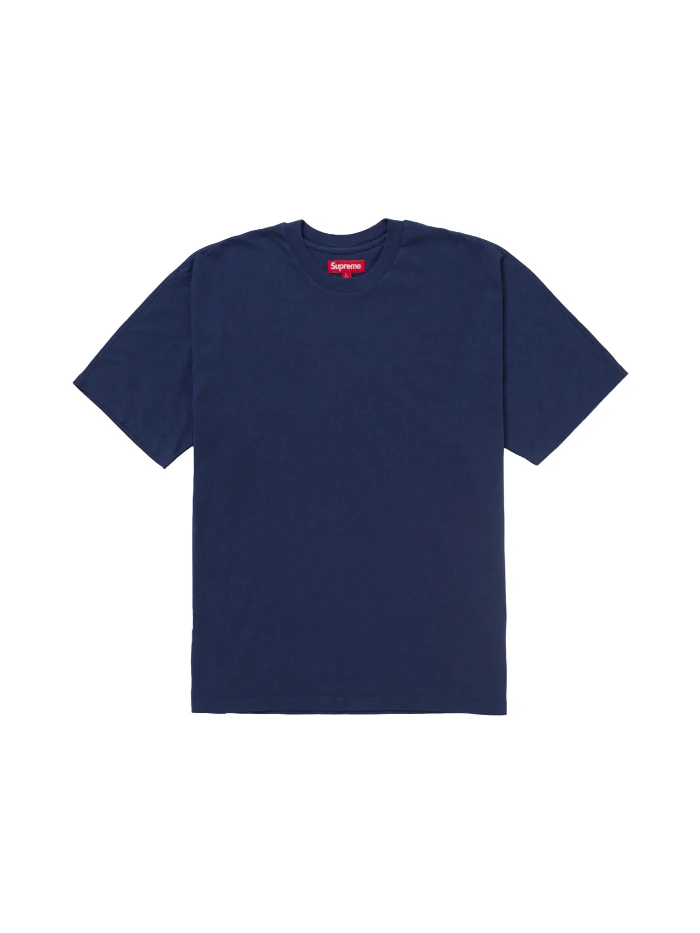 Мужская футболка с интарсией Supreme Top (SS25) — изображение 2 из 2, темно-синий