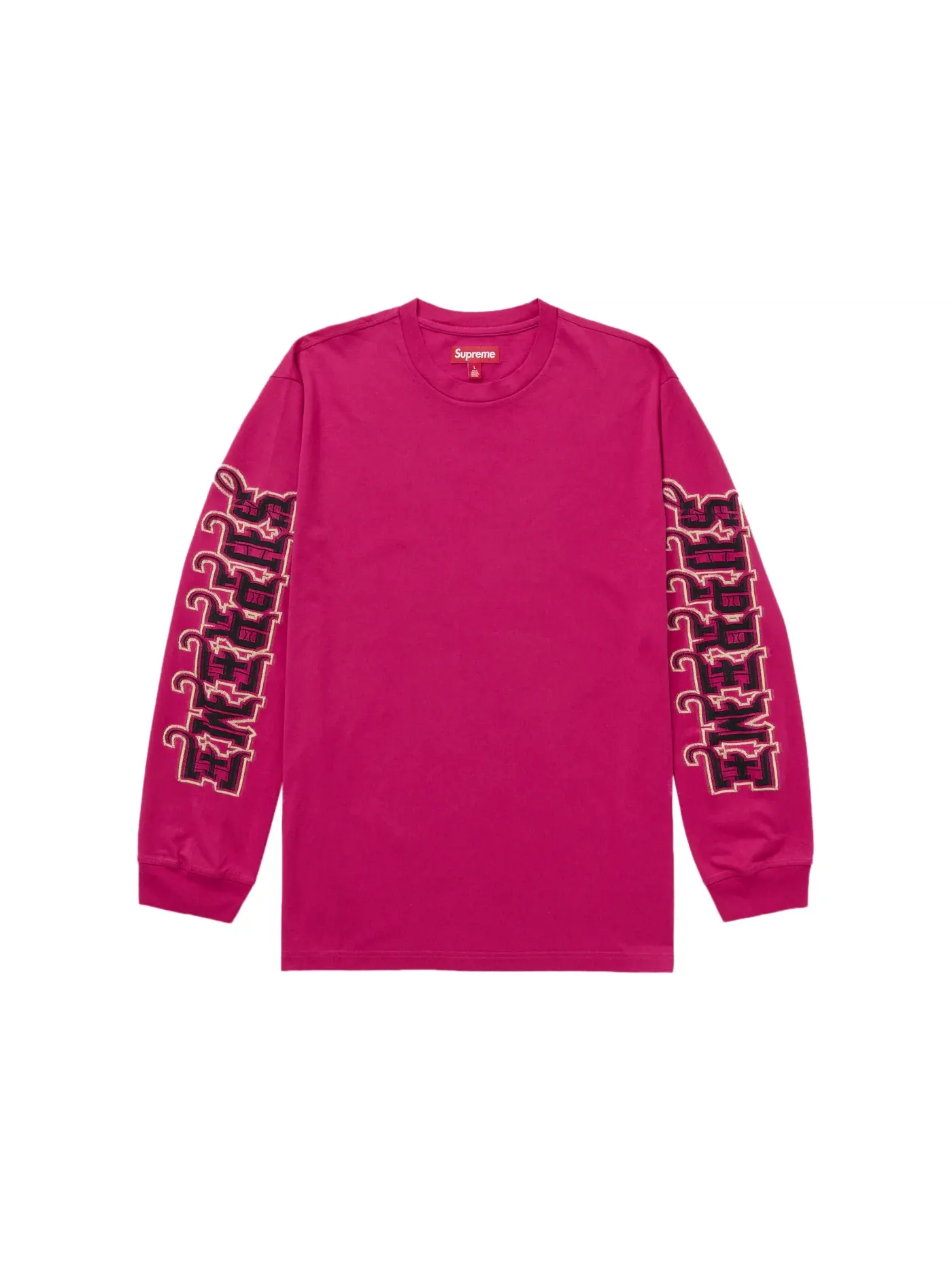 Мужская футболка с длинным рукавом Supreme Top FW25 — изображение 1 из 1, розовый