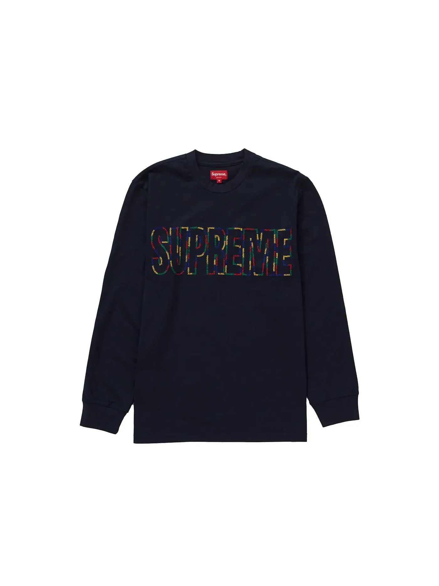 Мужская футболка с длинным рукавом L/S Tee Supreme — изображение 1 из 1, темно-синий