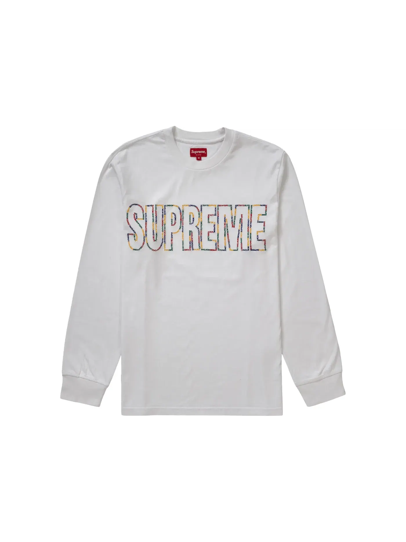 Мужская футболка с длинным рукавом L/S Tee Supreme — изображение 1 из 1, белый