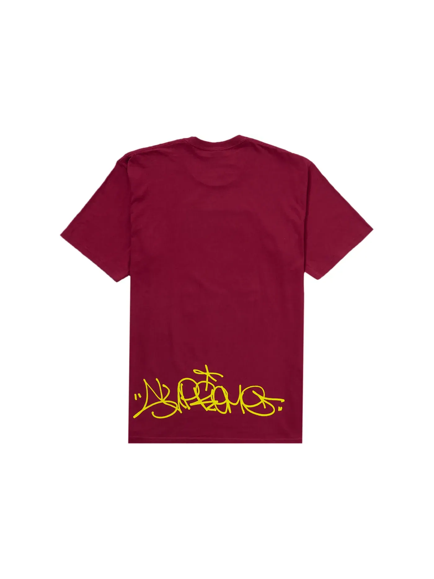 Мужская футболка с принтом Supreme IRAK Cast Tee — изображение 2 из 2, красный