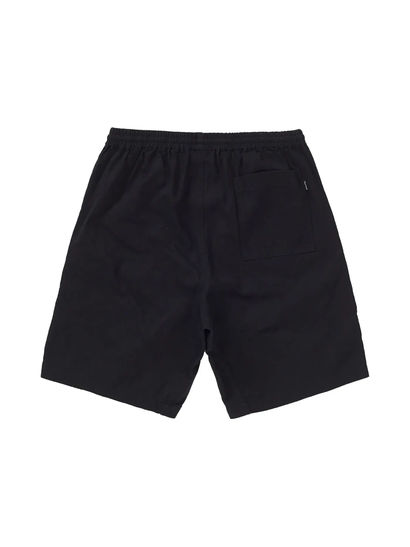 Мужские шорты с логотипом Supreme Twill Short — изображение 2 из 2, черный
