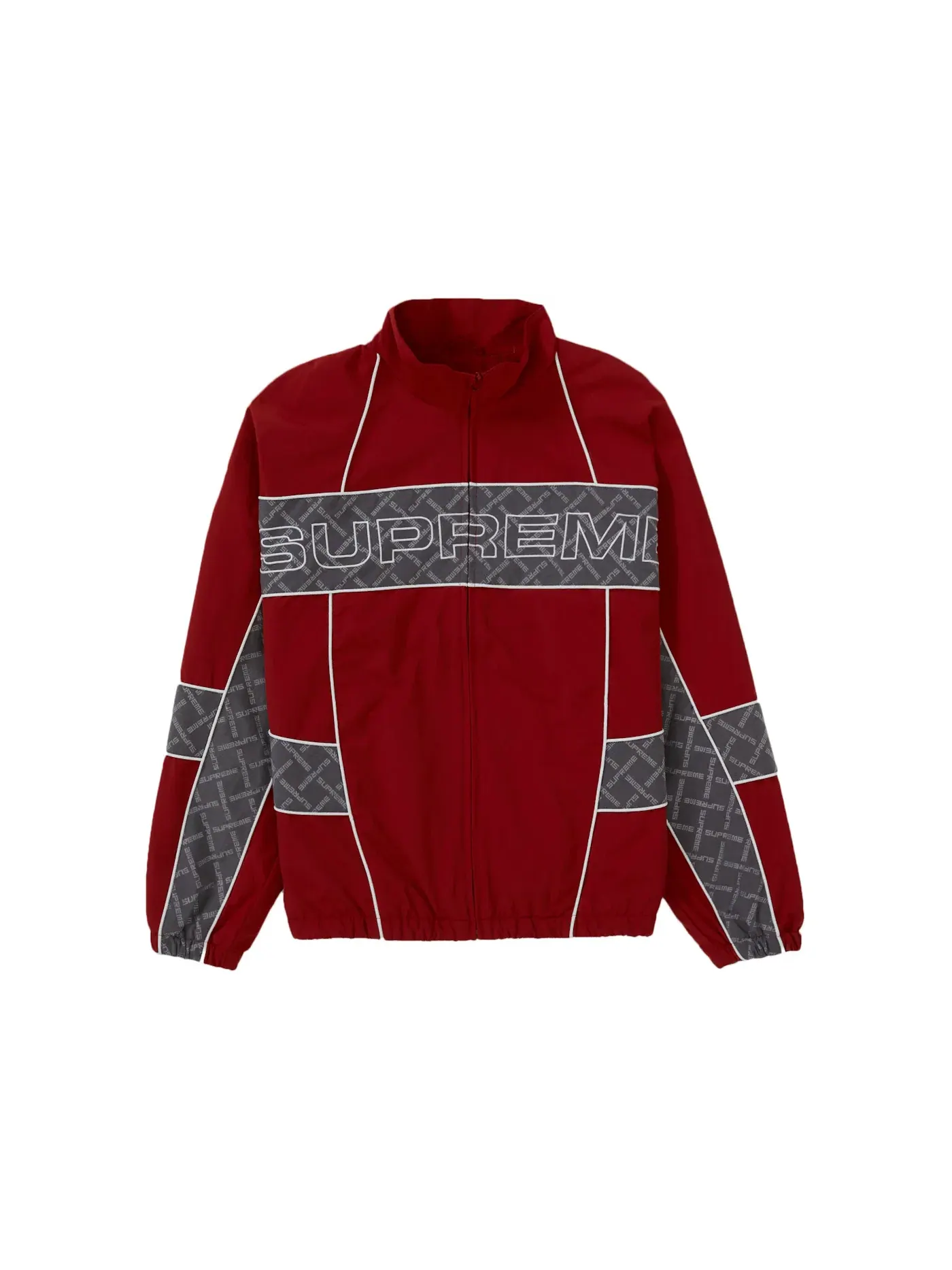 Мужская куртка с жаккардовыми вставками Supreme Jacket — изображение 1 из 2, красный