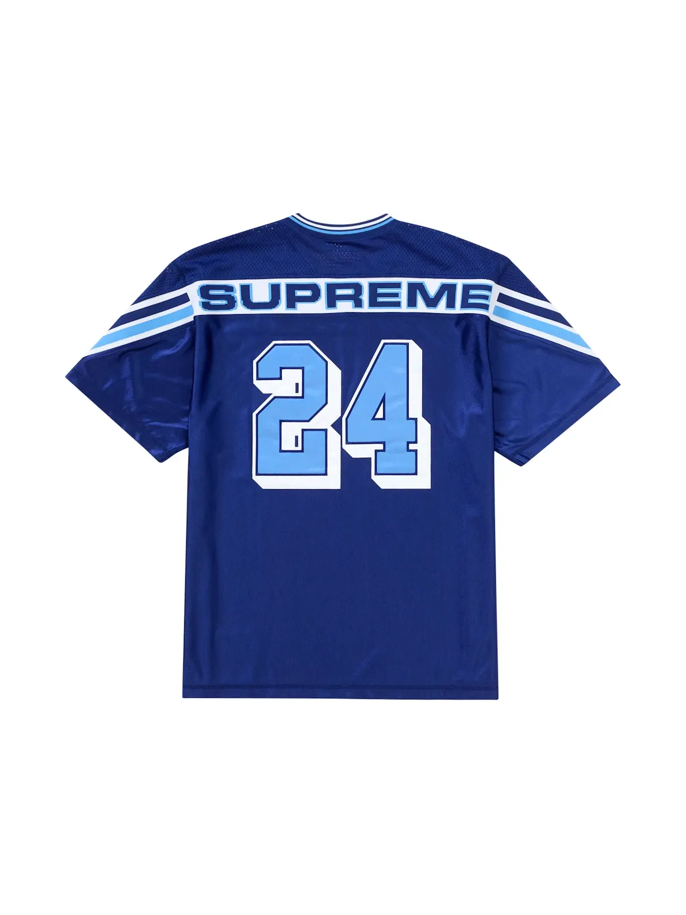 Мужская футбольная джерси с жаккардовым узором Supreme Jersey — изображение 1 из 2, темно-синий