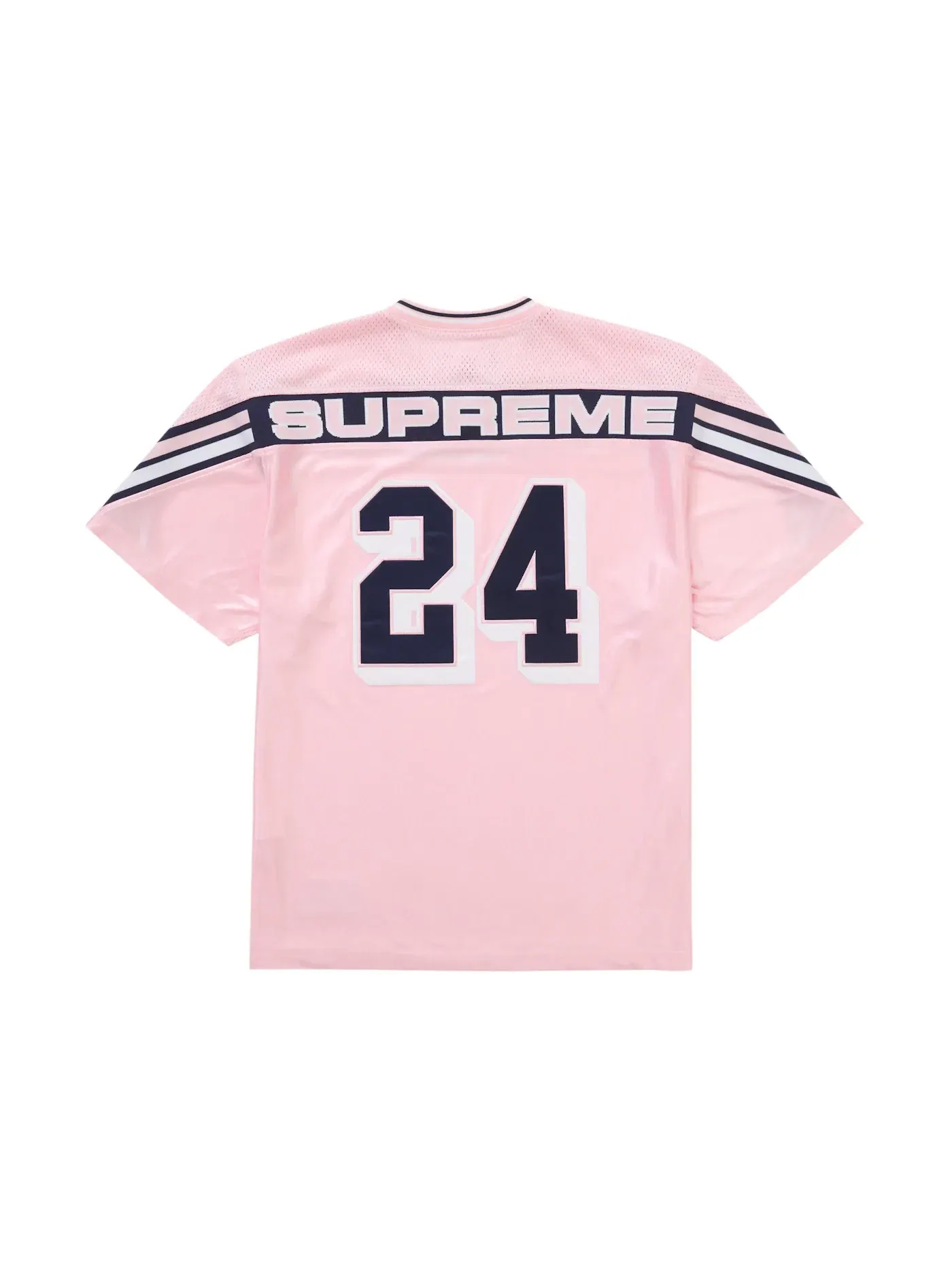 Мужская футбольная джерси с сетчатой тканью Supreme Jersey Pink — изображение 1 из 2, розовый