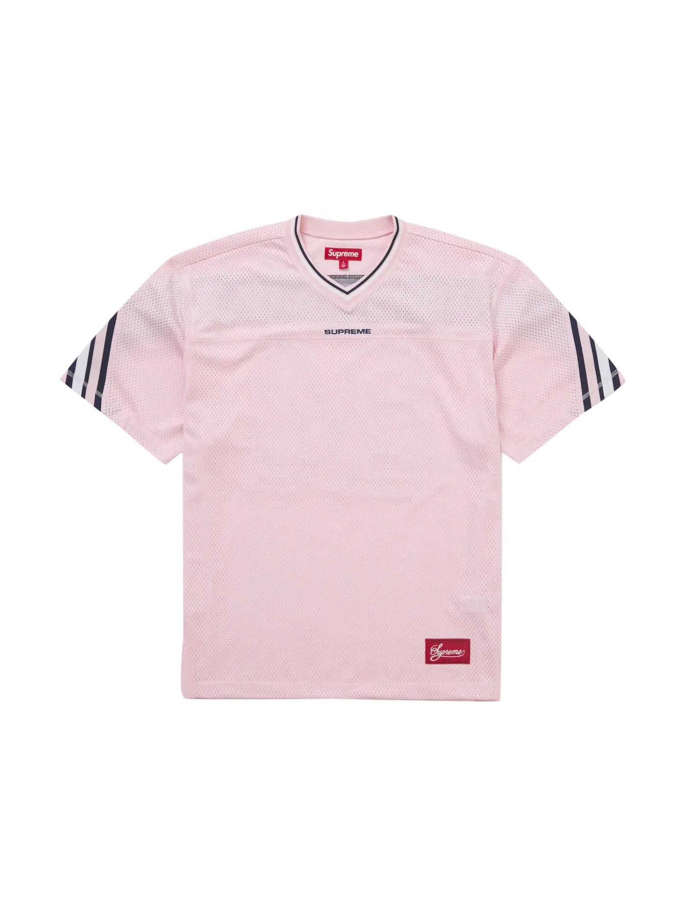 Мужская футбольная джерси с сетчатой тканью Supreme Jersey Pink — изображение 2 из 2, розовый