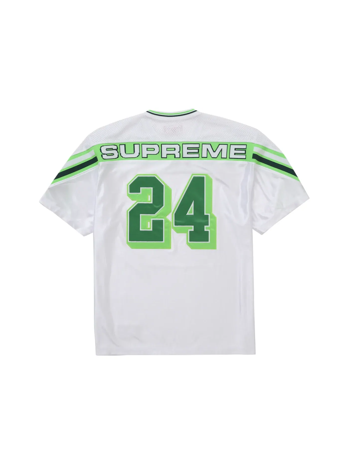 Мужская футбольная футболка с жаккардовым узором Supreme Jersey — изображение 1 из 2, белый