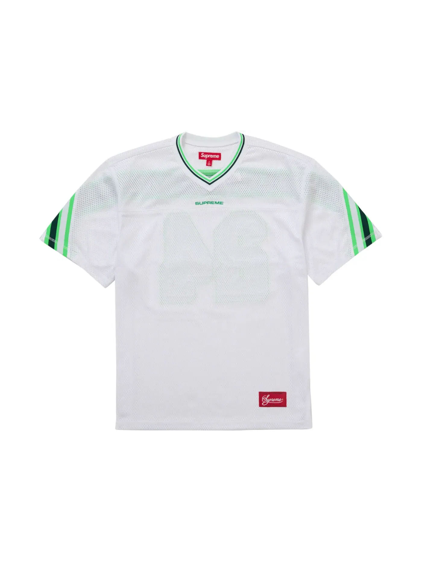 Мужская футбольная футболка с жаккардовым узором Supreme Jersey — изображение 2 из 2, белый