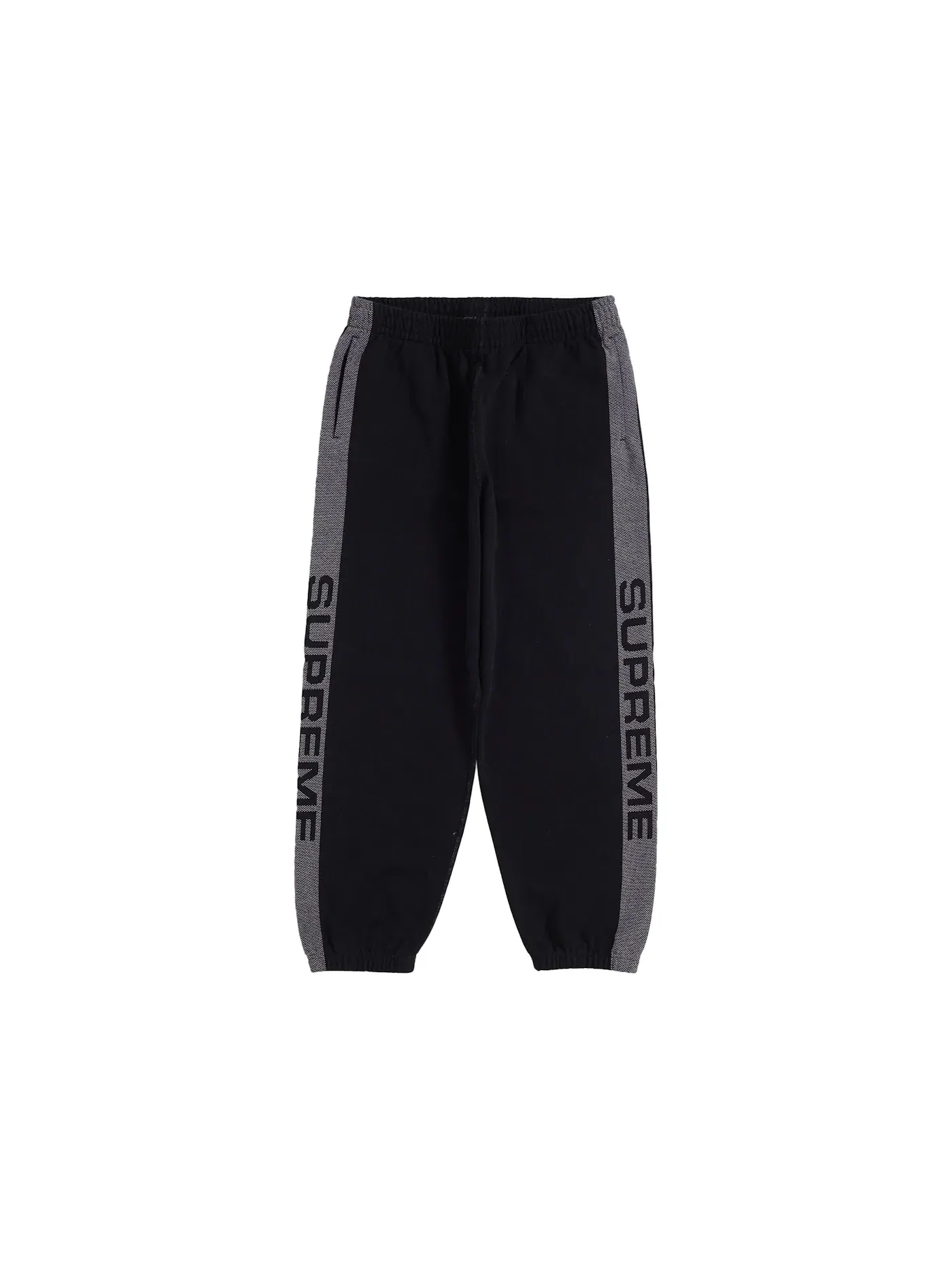 Мужские спортивные штаны с принтом Sweatpant Supreme — изображение 1 из 2, черный