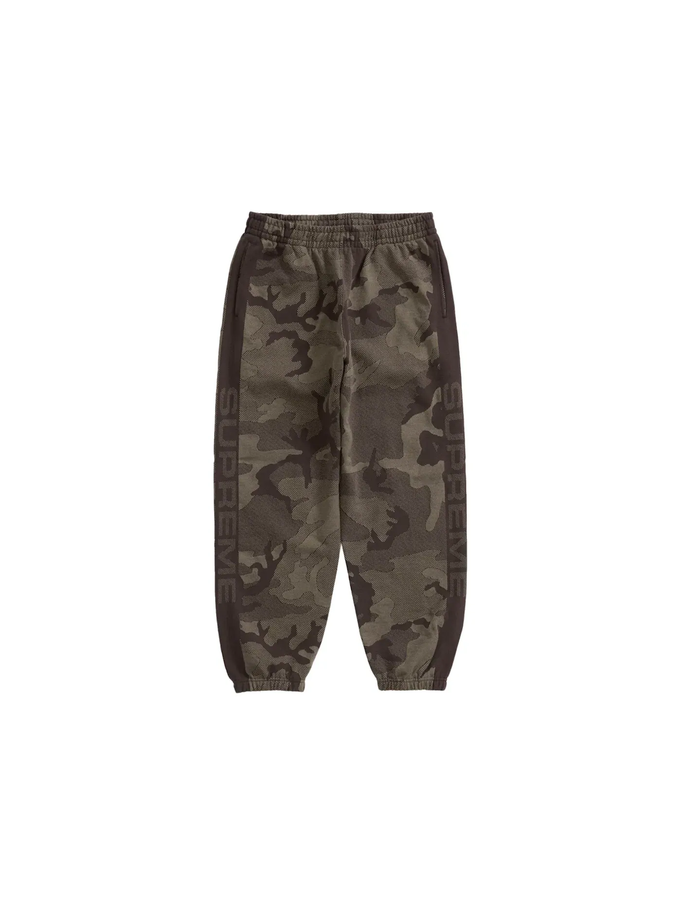 Мужские спортивные штаны с принтом Supreme Sweatpant — изображение 1 из 2, коричневый