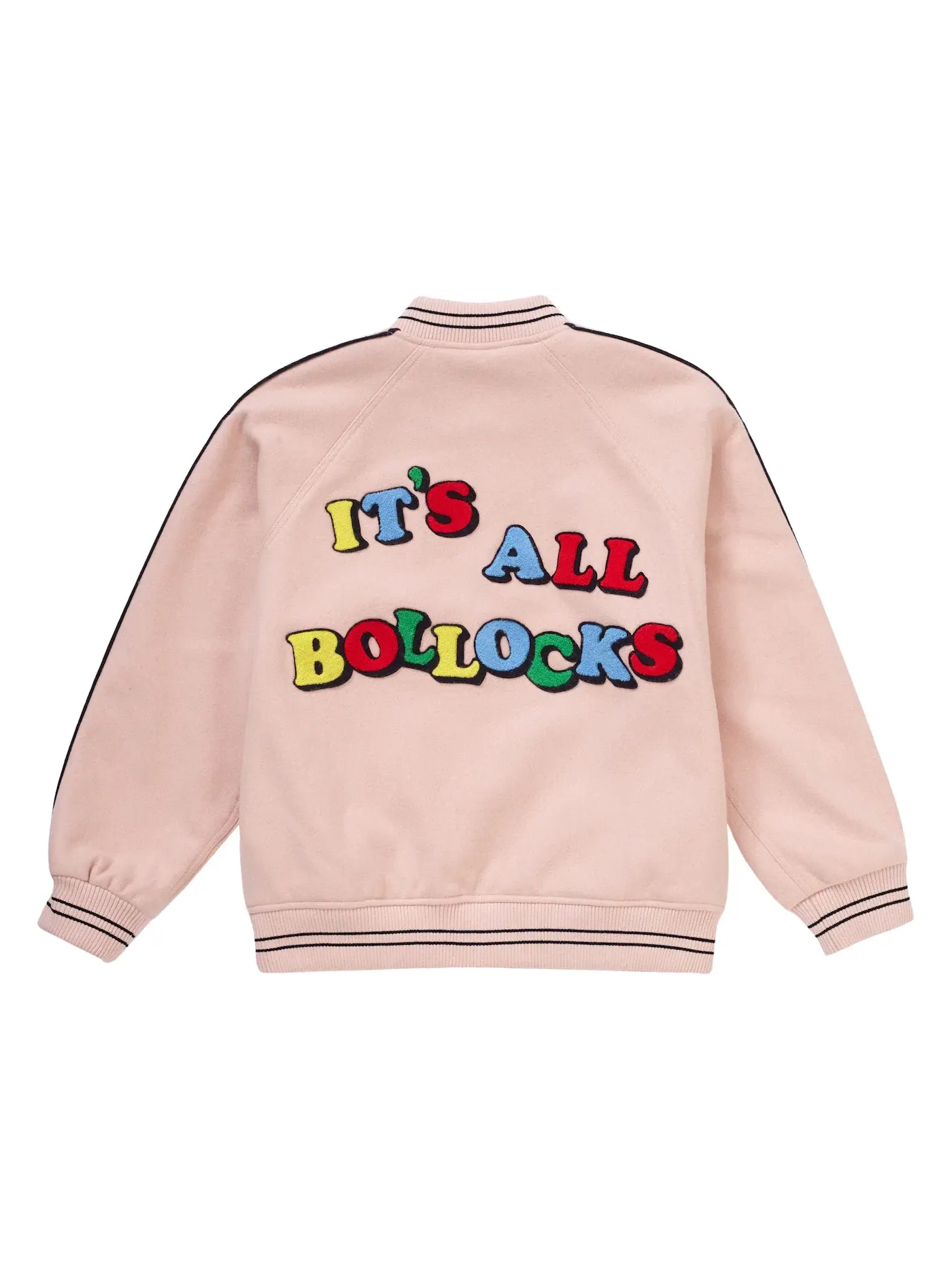 Мужская куртка-бомбер с принтом Varsity Jacket Supreme — изображение 1 из 3, розовый