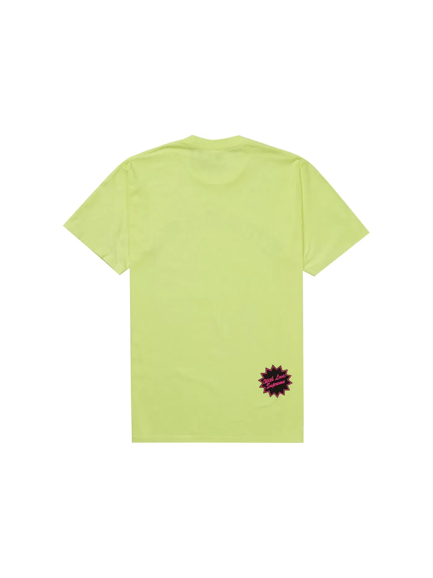 Мужская футболка с принтом Supreme Jamie Reid Anarchy Tee — изображение 2 из 2, яркий желтый