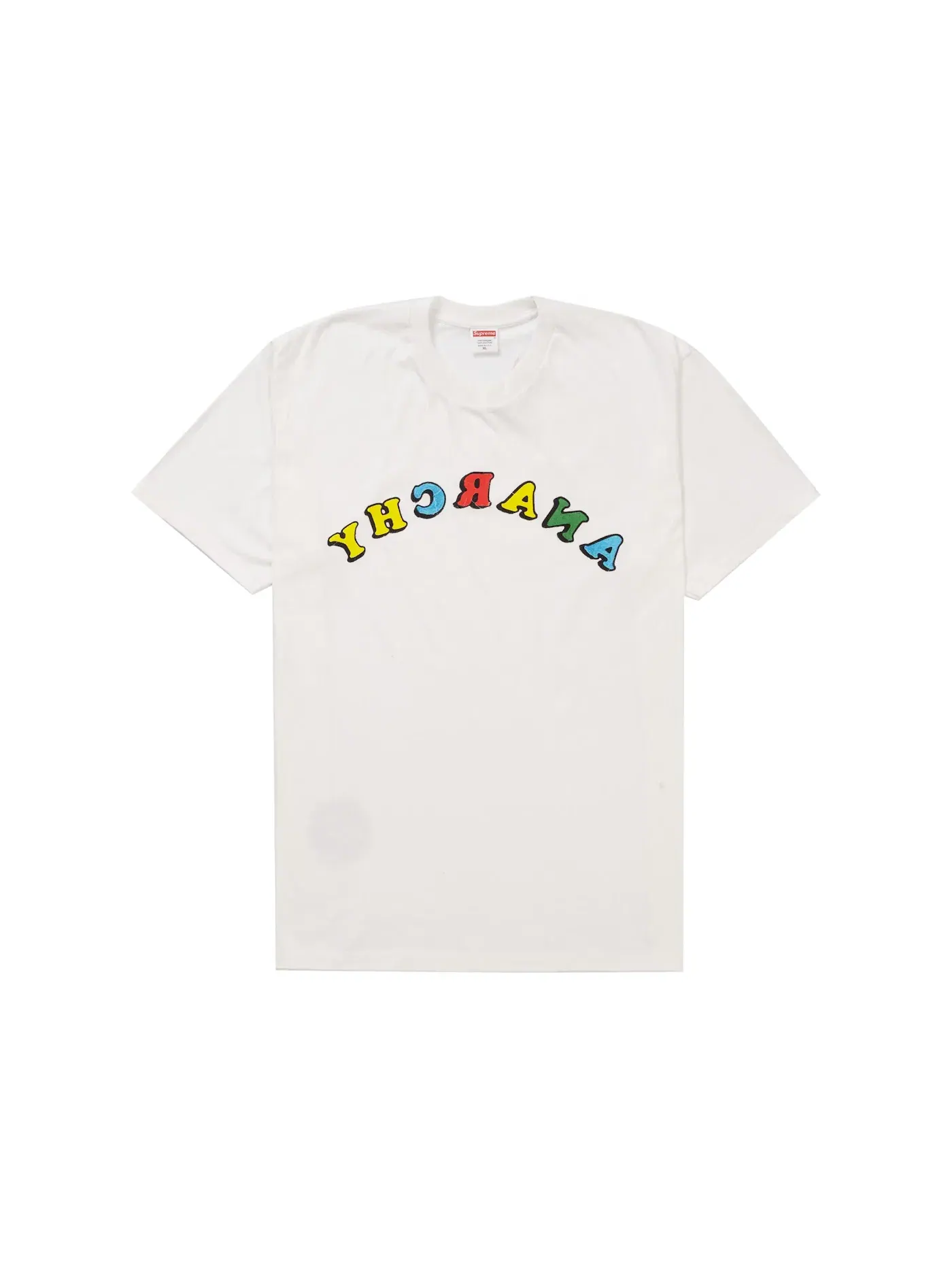 Мужская футболка с принтом Supreme Tee — изображение 1 из 2, белый