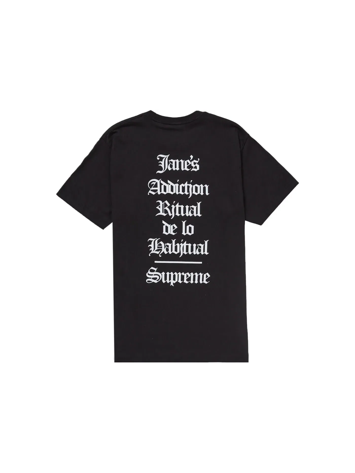 Мужская футболка с принтом Ritual Tee Supreme — изображение 2 из 2, черный