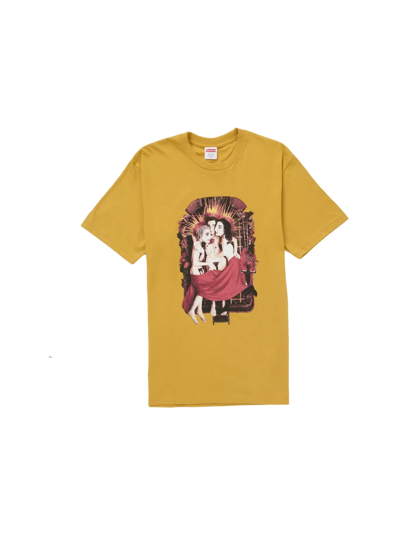 Мужская футболка с принтом Ritual Tee Supreme — изображение 1 из 2, желтый