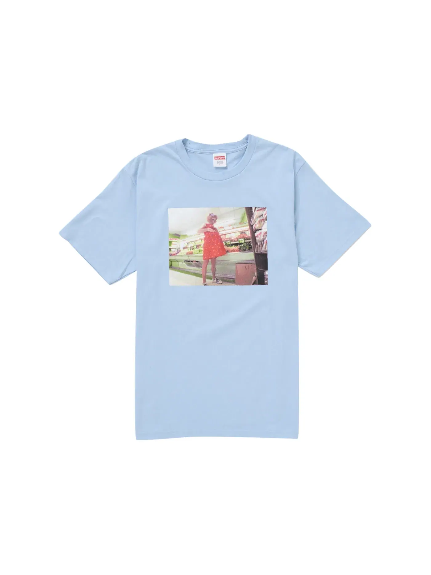 Мужская футболка с принтом Stealing Tee Supreme — изображение 1 из 2, синий