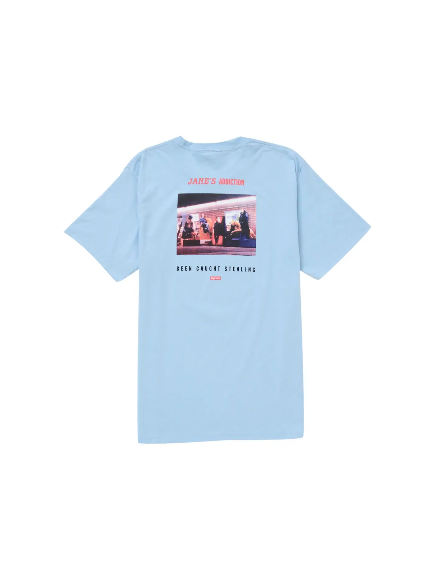 Мужская футболка с принтом Stealing Tee Supreme — изображение 2 из 2, синий