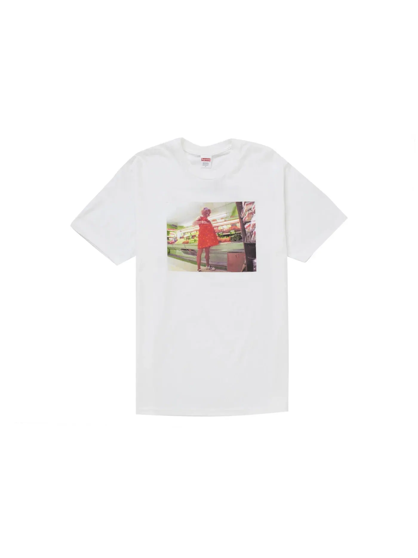 Мужская футболка с принтом Stealing Tee Supreme — изображение 1 из 2, белый