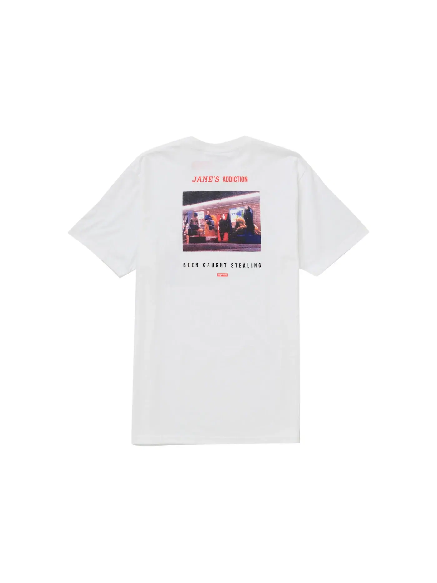 Мужская футболка с принтом Stealing Tee Supreme — изображение 2 из 2, белый