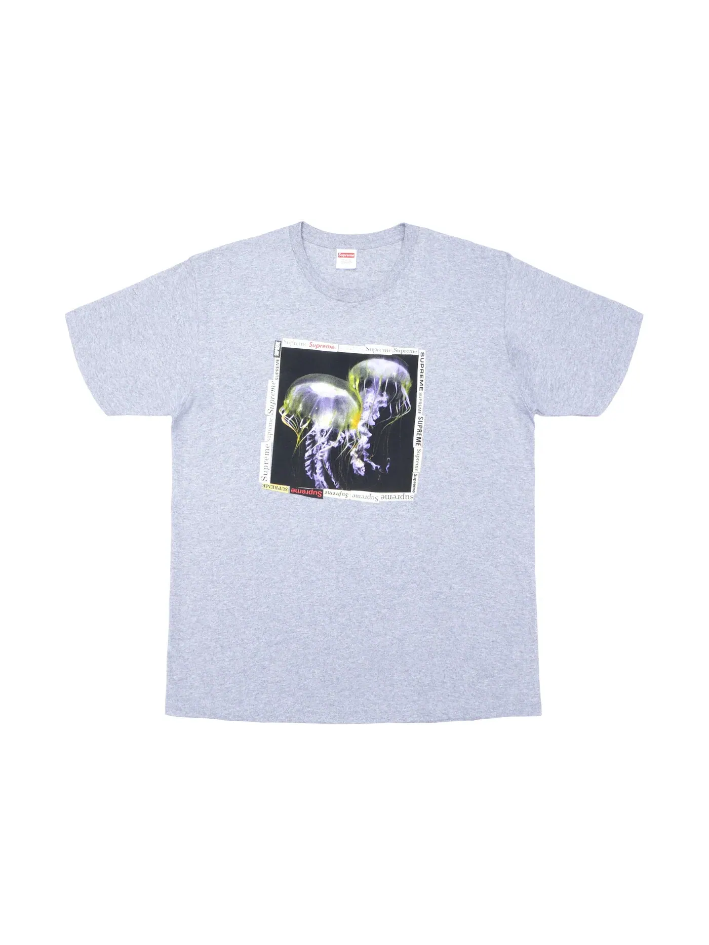 Детская футболка с принтом Tee Supreme — изображение 1 из 1, серый