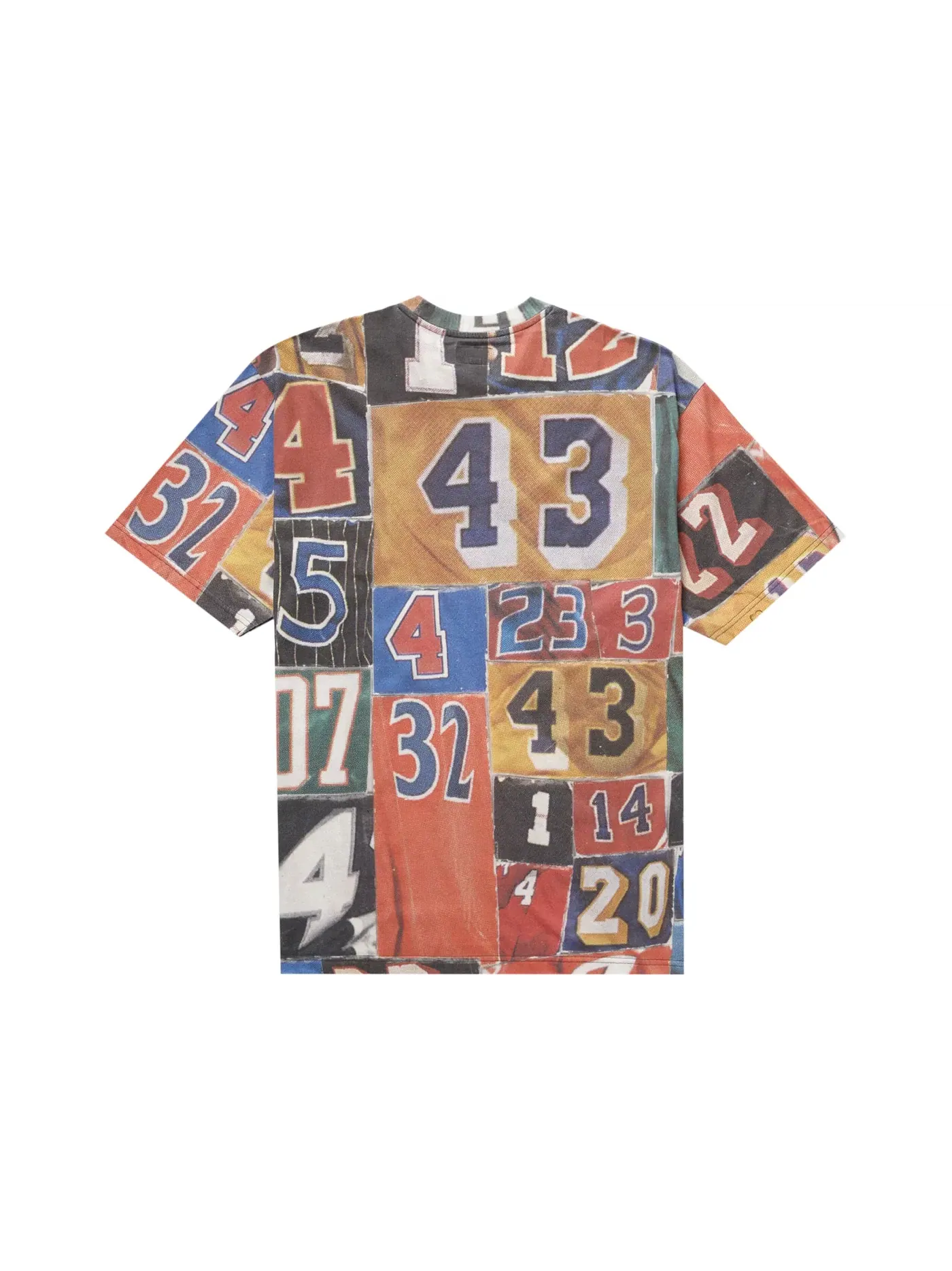 Мужская футболка с принтом Supreme Jersey Collage — изображение 2 из 2, мульти