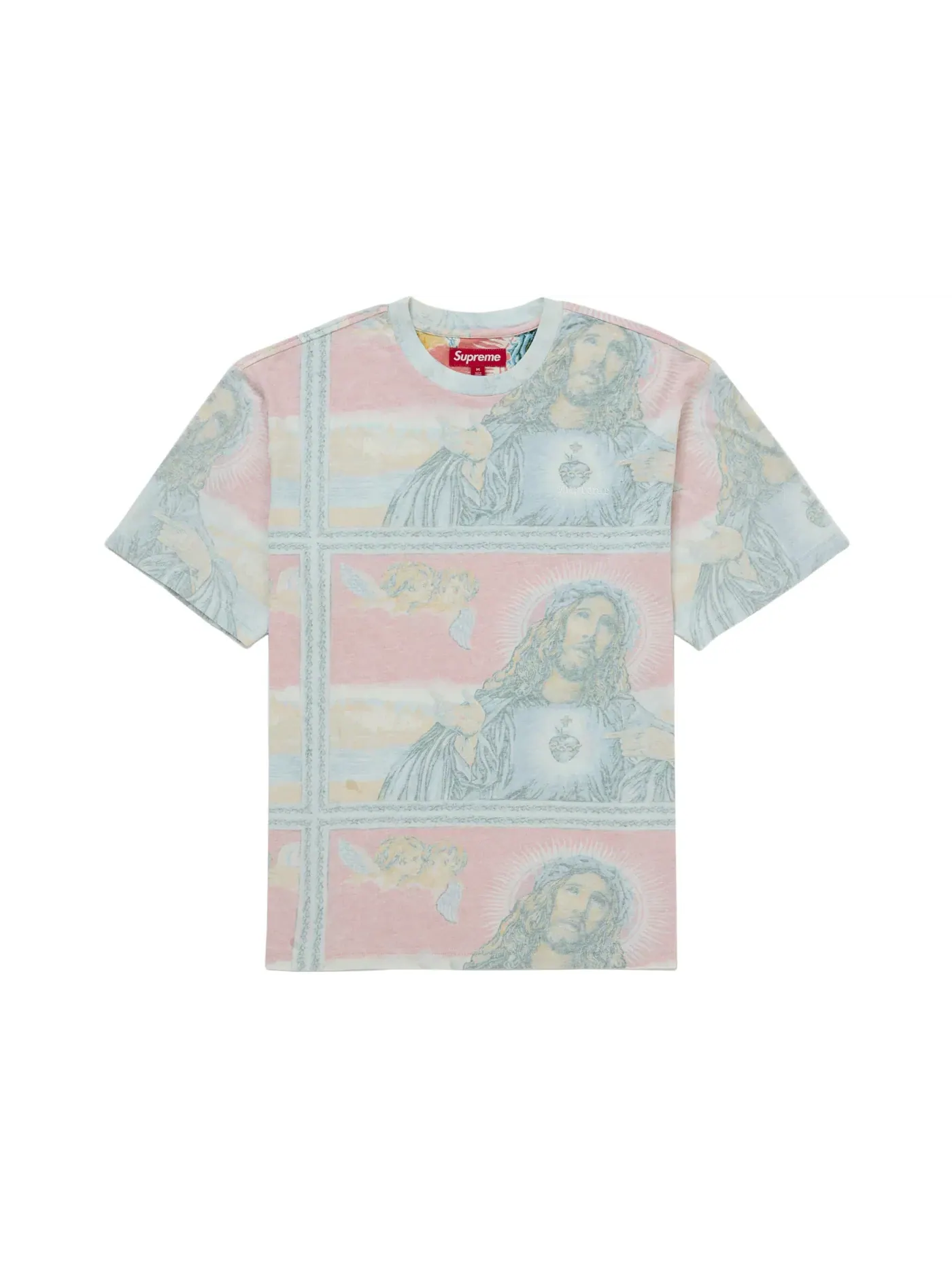 Мужская футболка с принтом Jesus Supreme — изображение 1 из 2, мульти