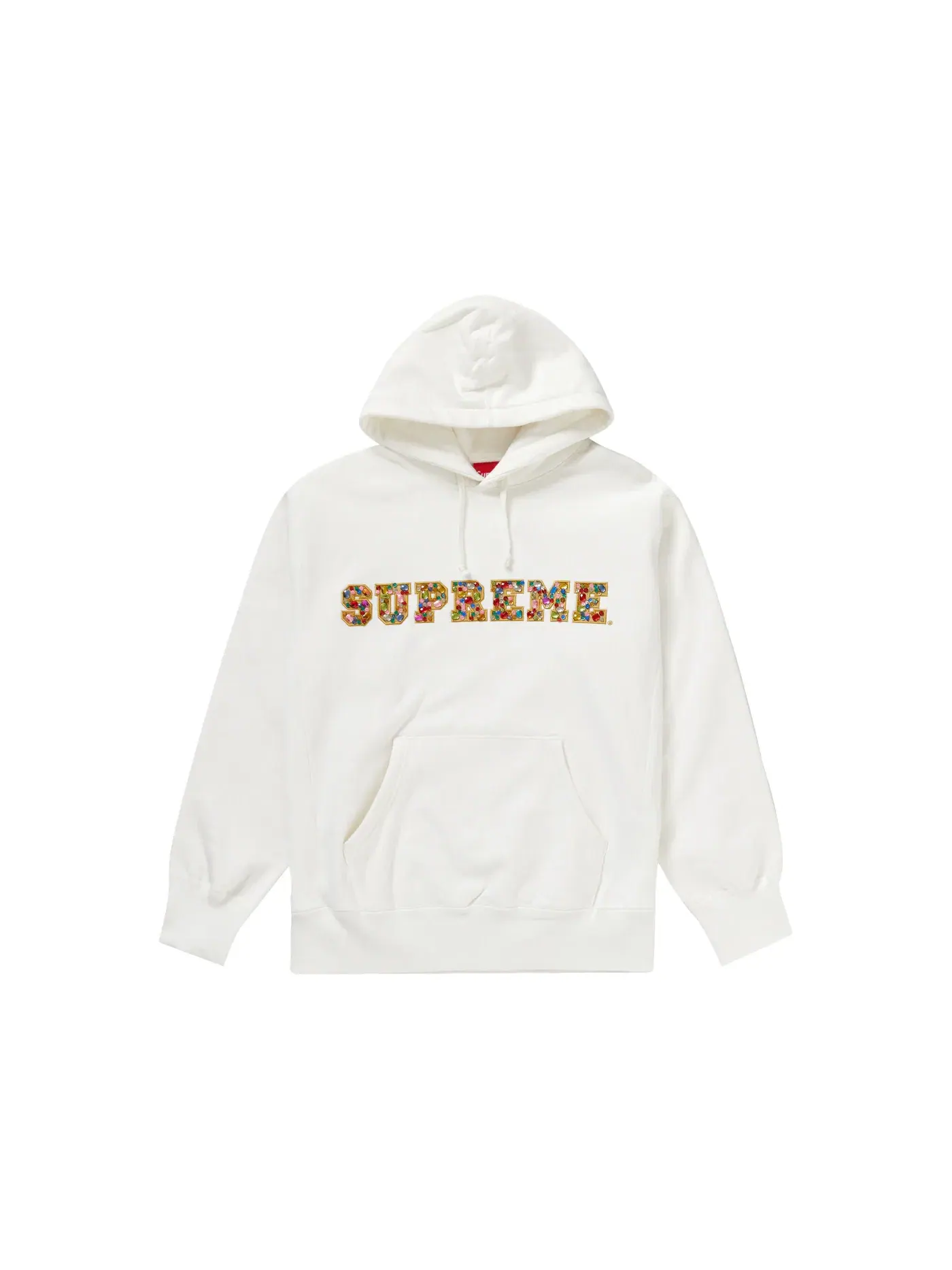 Мужской худи с капюшоном Supreme Hooded Sweatshirt (FW20) — изображение 1 из 1, белый