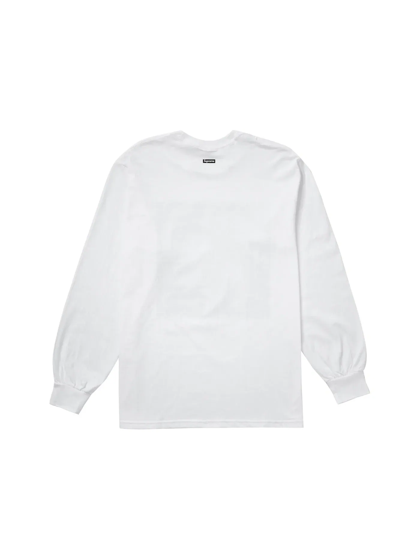 Мужская футболка с длинным рукавом Supreme L/S Tee — изображение 2 из 2, белый