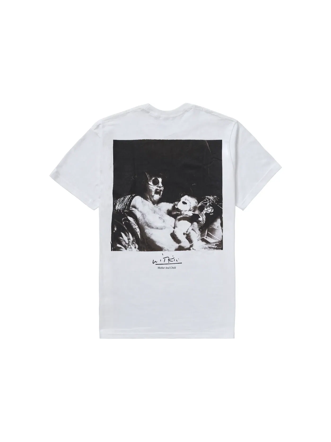 Мужская футболка с принтом Supreme Joel-Peter Witkin Mother and Child Tee — изображение 1 из 2, белый