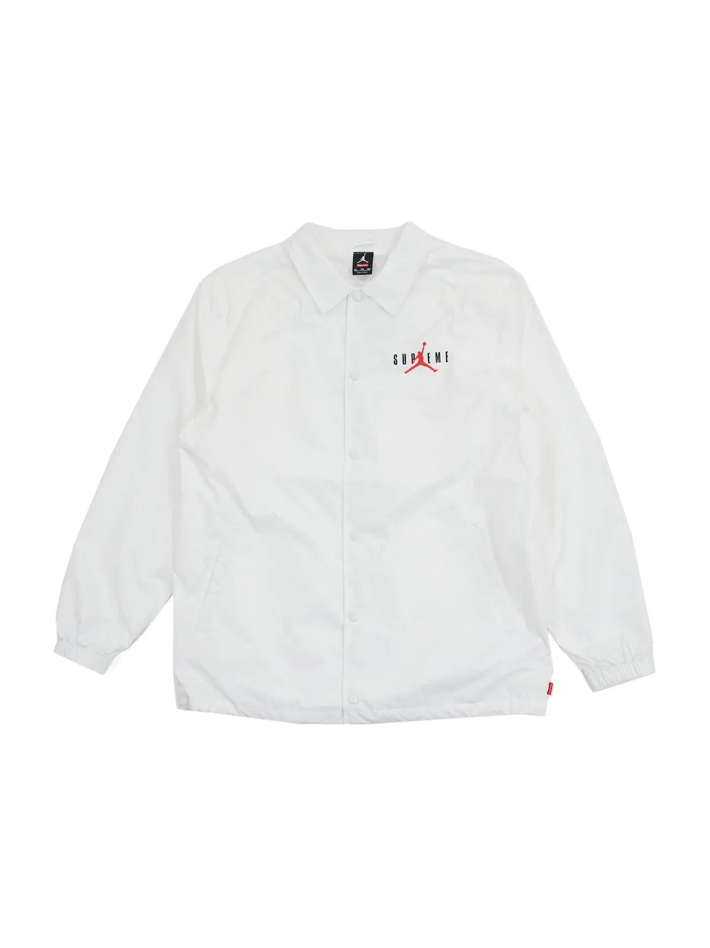 Мужская куртка-тренч Supreme Jordan Coaches Jacket — изображение 1 из 1, белый