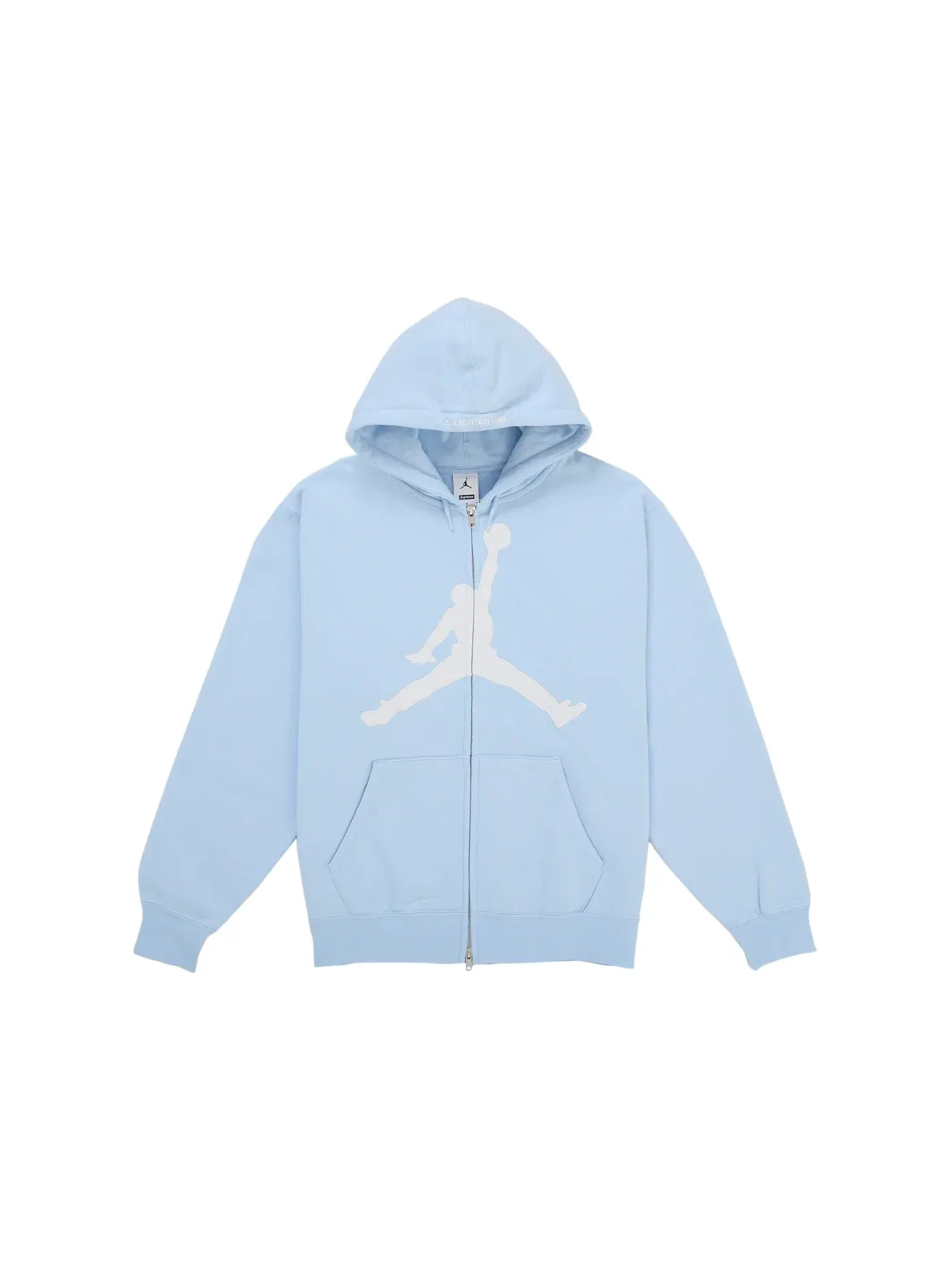 Мужской худи с принтом Supreme Jordan SS26 Supreme — изображение 1 из 2, светлый синий