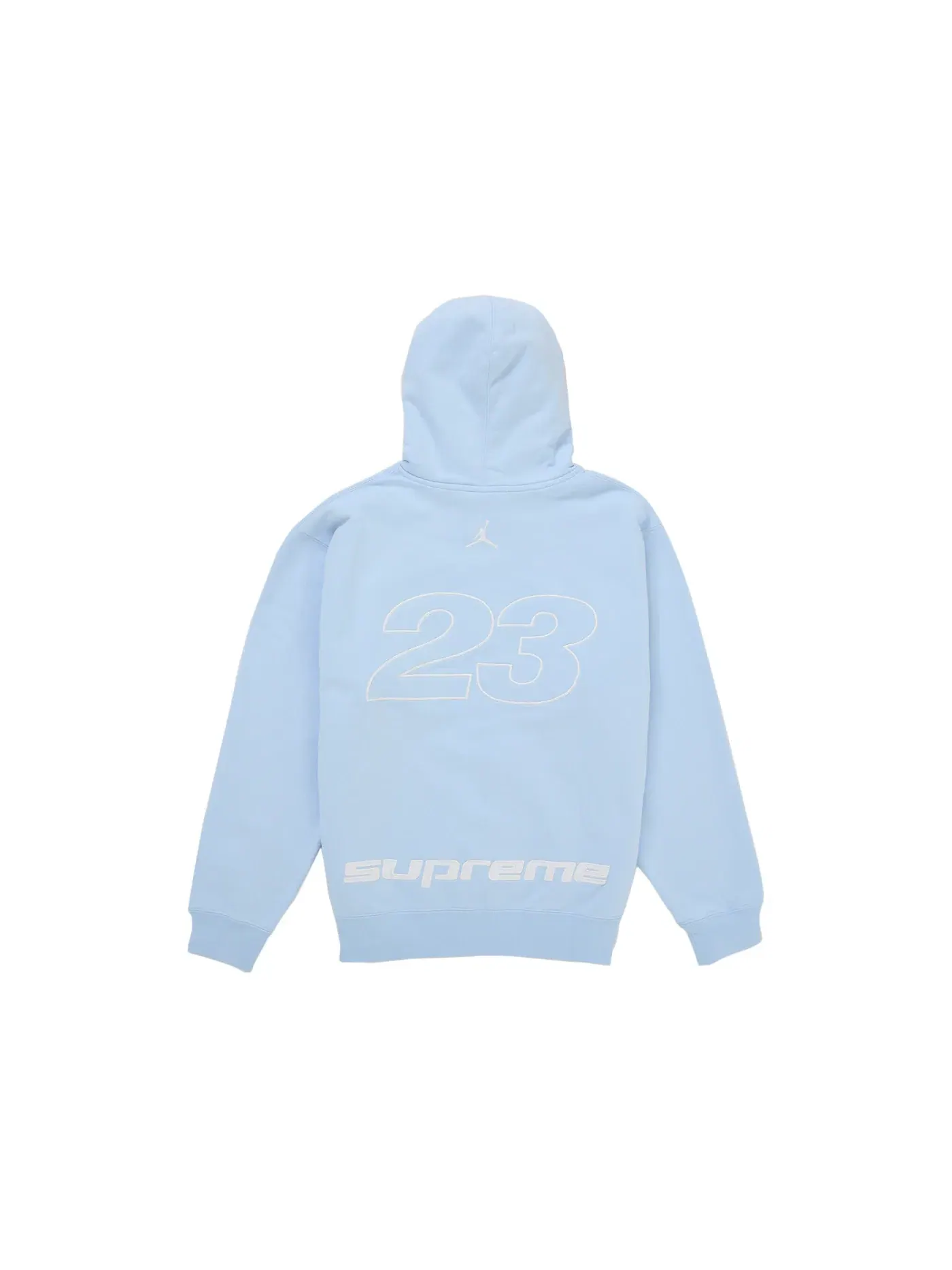 Мужской худи с принтом Supreme Jordan SS26 Supreme — изображение 2 из 2, светлый синий