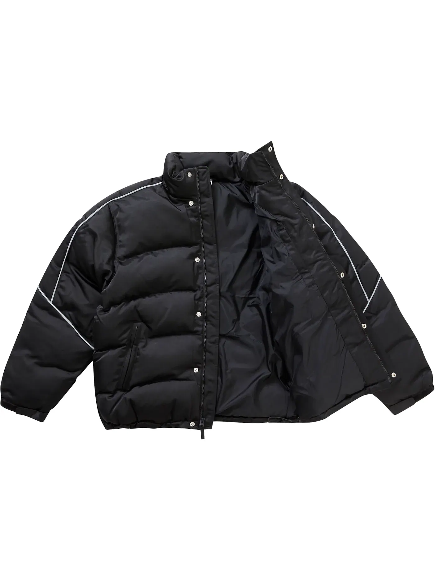 Мужская куртка-пуховик с принтом Supreme Jordan Jacket Black — изображение 3 из 5, черный