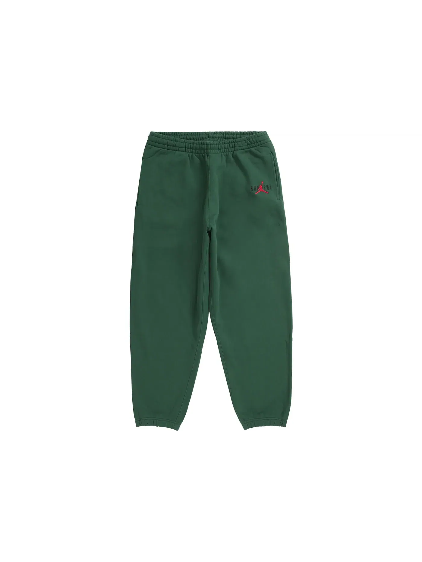 Мужские спортивные штаны зеленые Supreme Jordan Sweatpant FW24 — изображение 1 из 2, зеленый