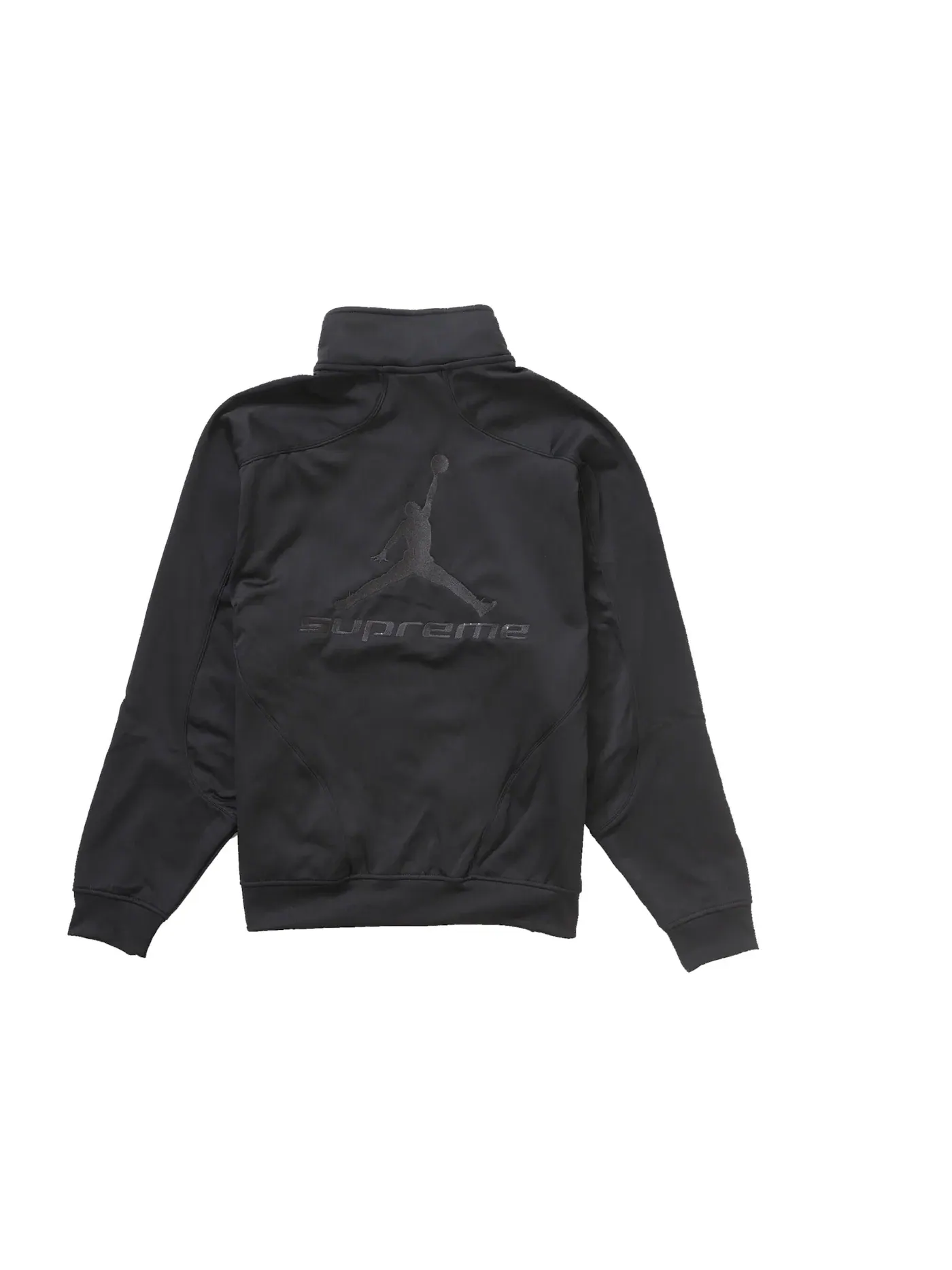 Мужская куртка-бомбер с принтом Supreme Jordan Tricot Track Jacket Supreme — изображение 2 из 2, черный