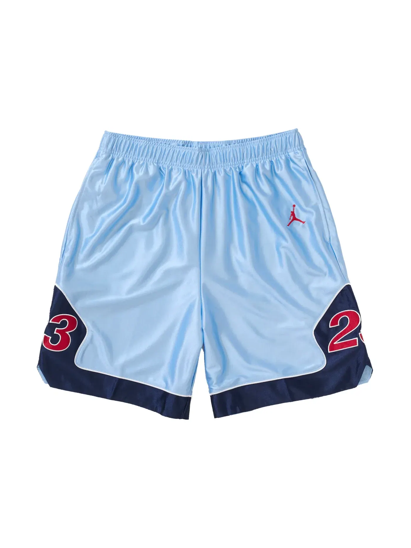 Мужские шорты с принтом Supreme Jordan Warm Up Short — изображение 1 из 3, светлый синий