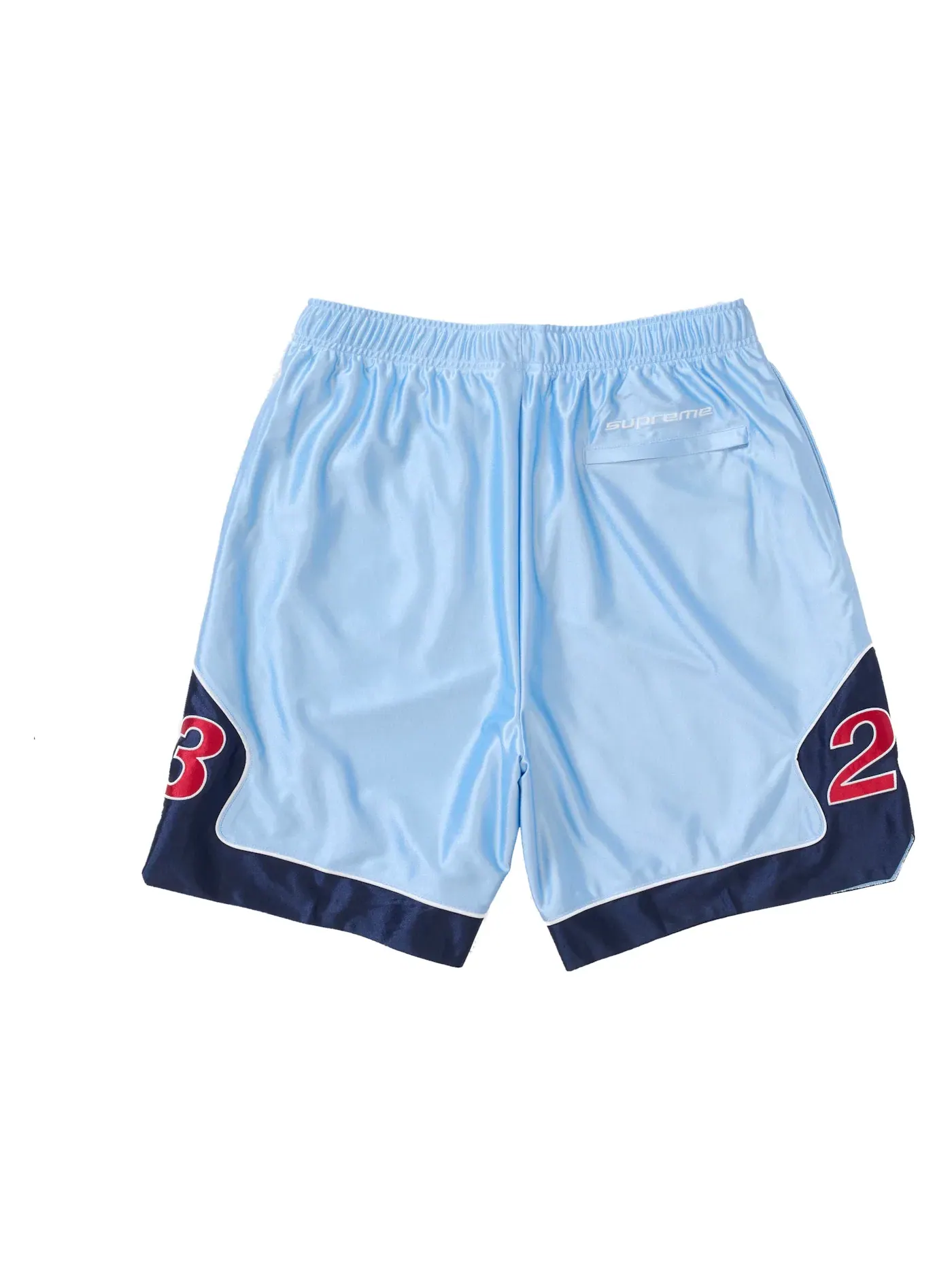 Мужские шорты с принтом Supreme Jordan Warm Up Short — изображение 3 из 3, светлый синий
