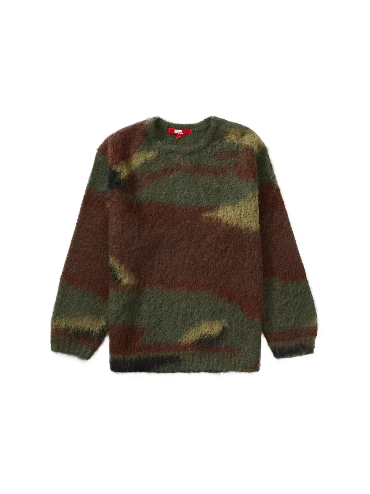 Мужской свитер с принтом Junya Watanabe CdG Man Supreme — изображение 1 из 2, оливковый