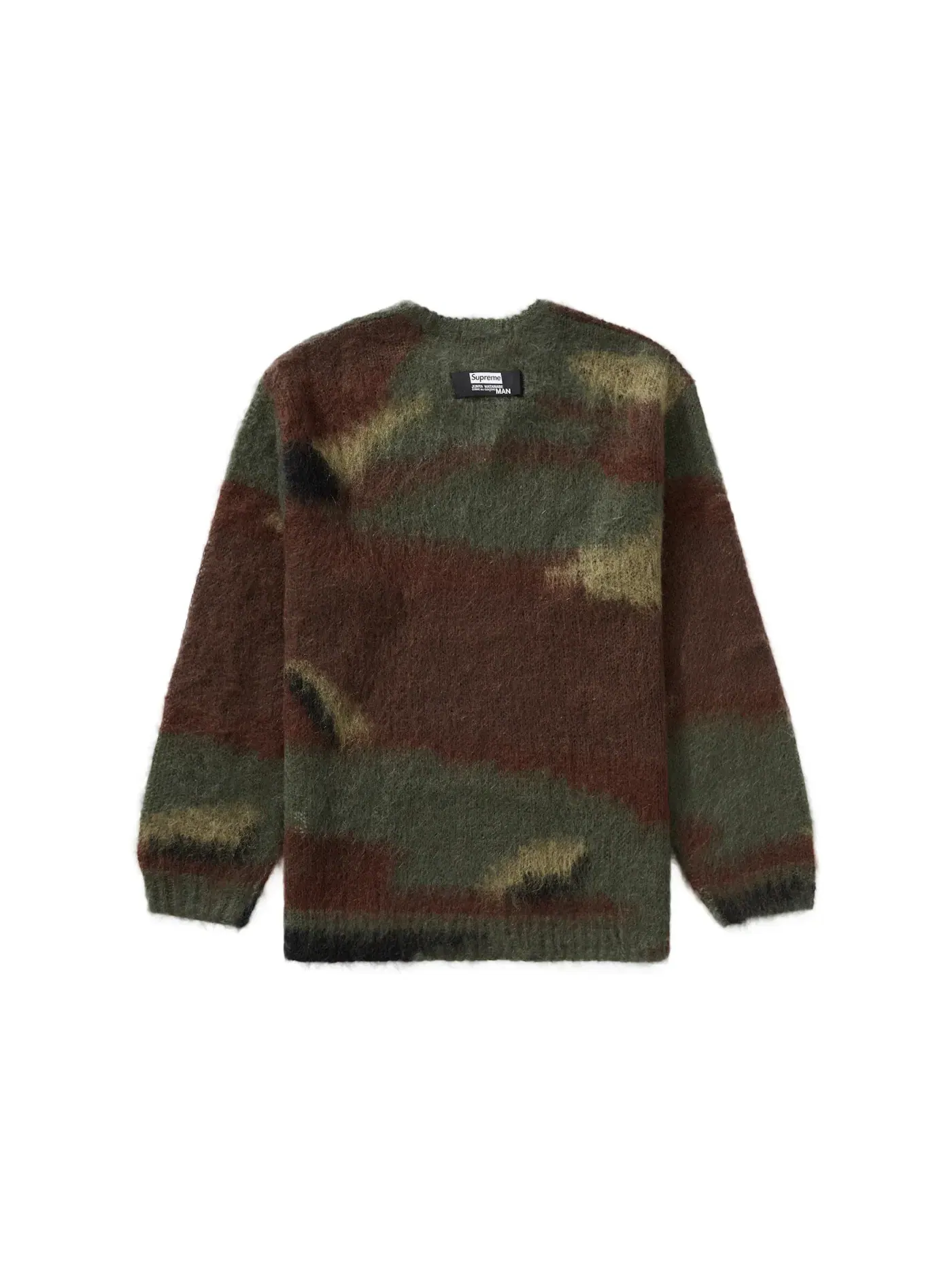 Мужской свитер с принтом Junya Watanabe CdG Man Supreme — изображение 2 из 2, оливковый