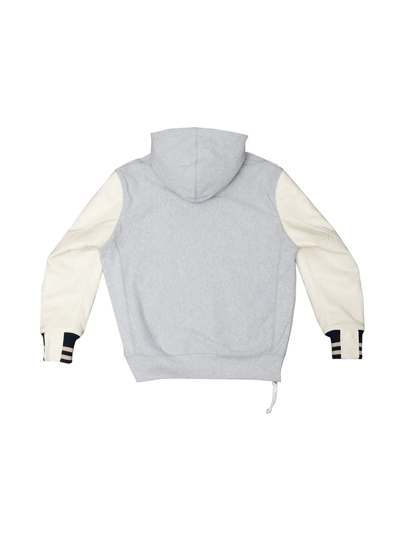 Мужская худи с принтом Junya Watanabe CdG Man Customized Box Logo Supreme — изображение 3 из 4, серый