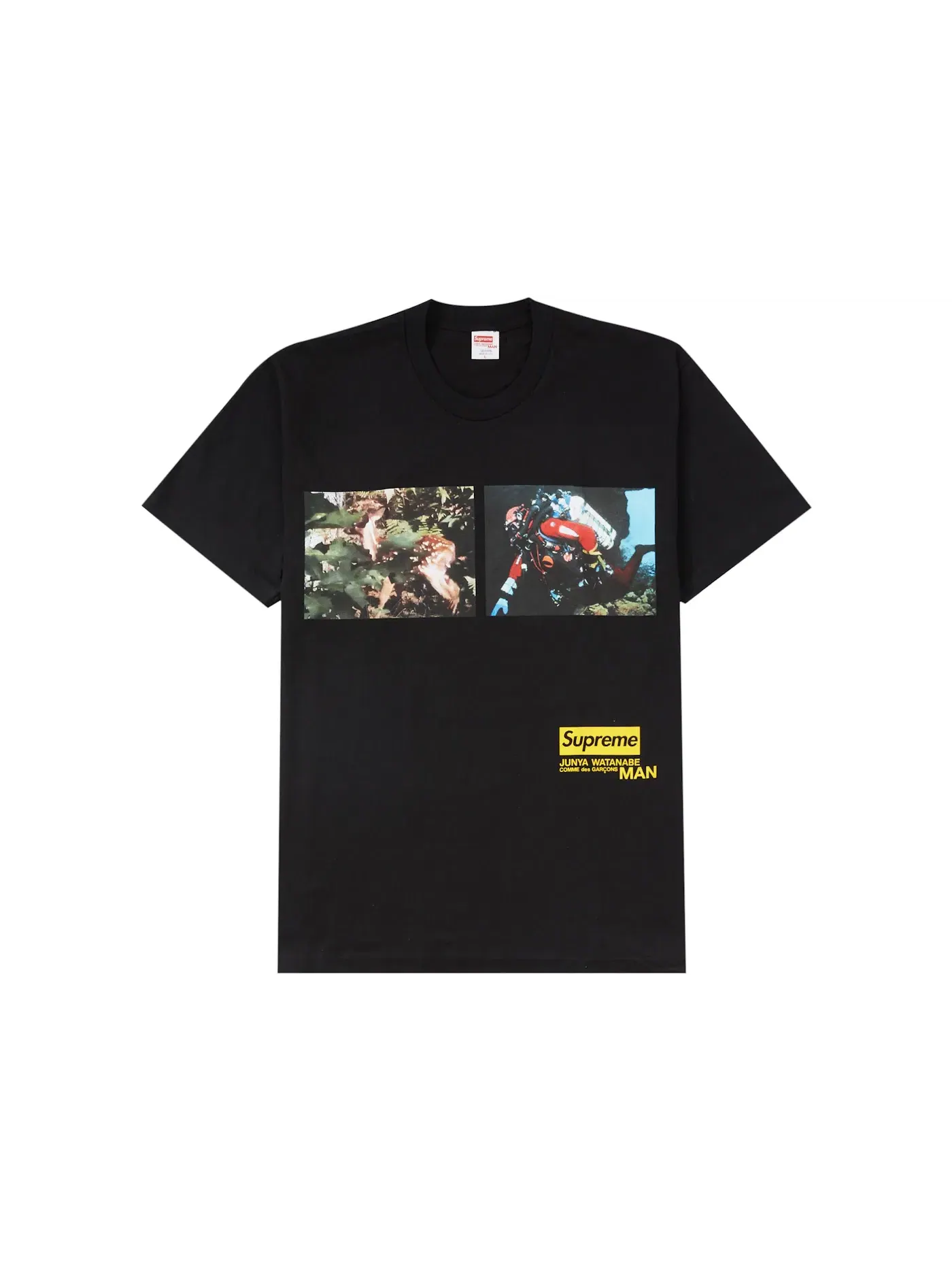 Мужская футболка с принтом Nature Tee Supreme — изображение 1 из 1, черный