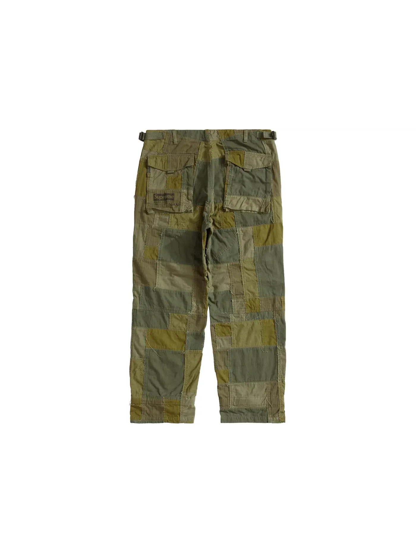 Мужские брюки-карго с пэчворком Pant Supreme — изображение 1 из 2, оливковый