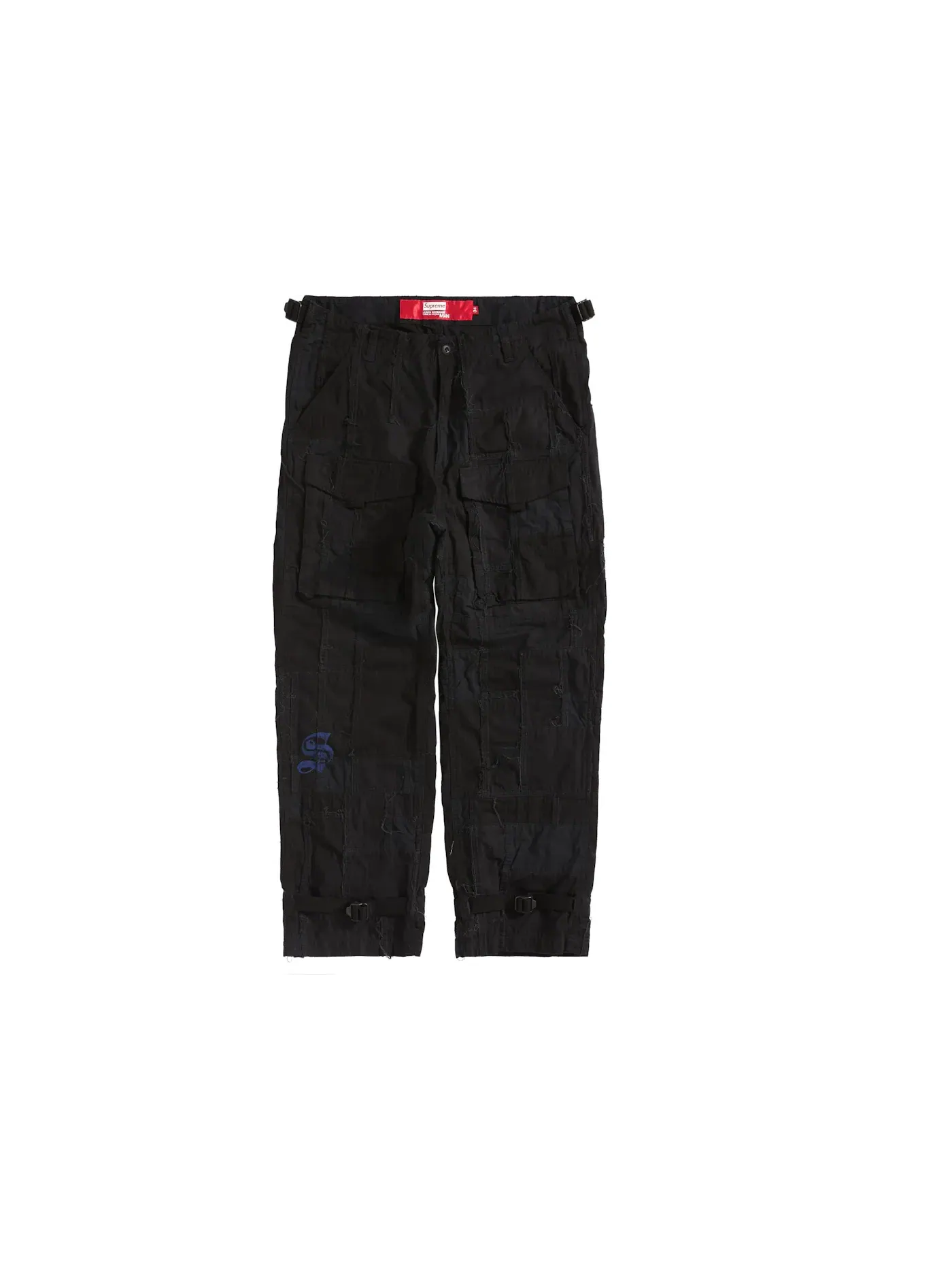 Мужские брюки-карго с пэчворком Pant Supreme — изображение 2 из 2, черный